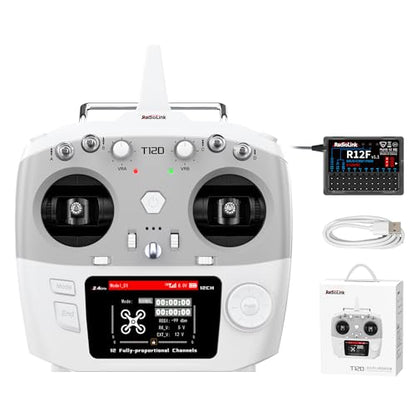 Radiolink T12D V2 2.4G 12 Channels JR ELRS RC Transmitter & R12F Receiver