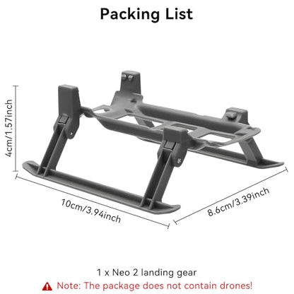 Neo 2 Landing Gear - Foldable Landing Legs Quick Release Extension Kit for DJI Neo 2 Drone Accessories