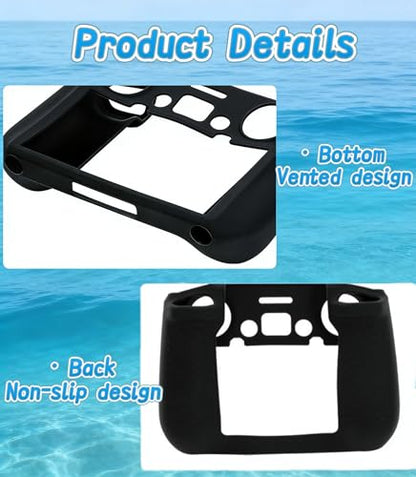1 PCS Air 3S Silicone Cover Case Sleeve for DJI RC 2 Controller, Compatible with DJI Mini 4 Pro/Air 3/Neo/Flip Fly More Combo Controller Accessories (Gray) - color: Gray