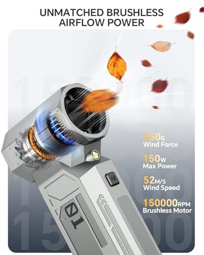 Compressed Air Duster 150000RPM 4-Gear Electric Soplador De Aire Portatil