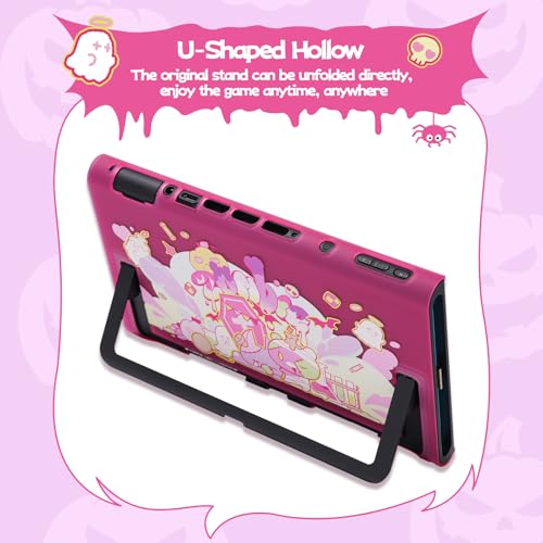 GeekShare Protective Shell Compatible with Switch 2 - color: Patch Moe Doll
