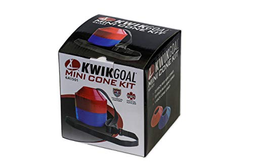 Kwik Goal Mini Disc Cone Kit (50-Pack) - color: Blue/Red
