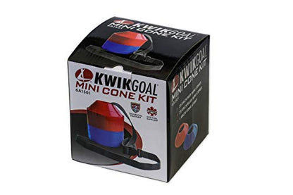 Kwik Goal Mini Disc Cone Kit (50-Pack) - color: Blue/Red