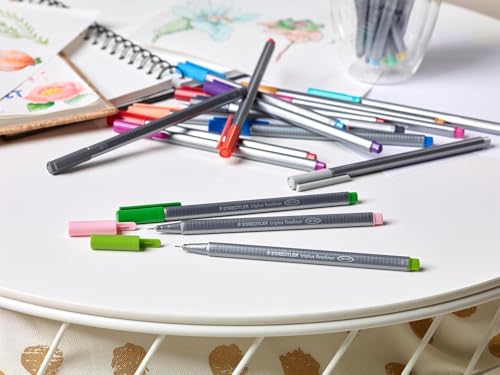 STAEDTLER Fineliner triplus 42, 4 Pack - style: 42 Colors - 4 Pack