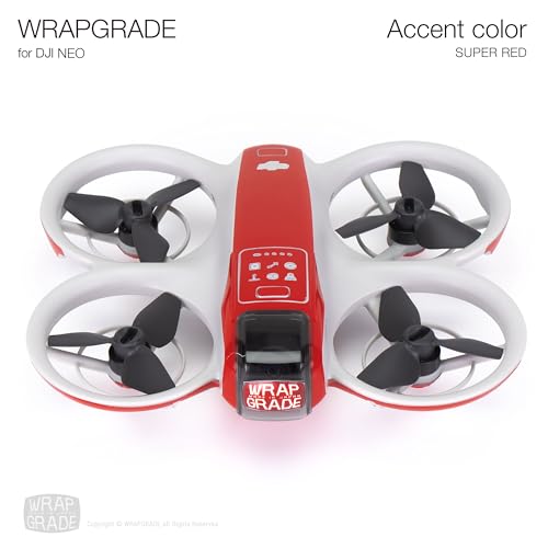 Wrapgrade for DJI NEO Accent Color Sticker (Super Red) - color: Super Red