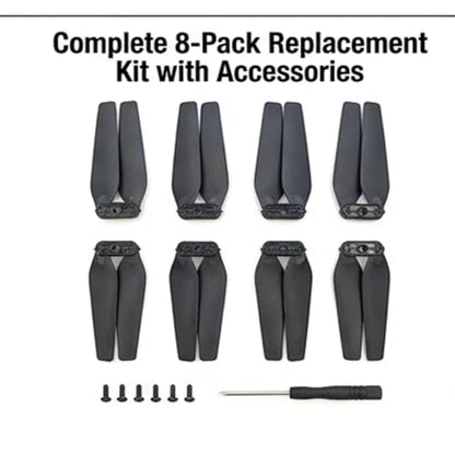 Drone Propellers Set, 58-121mm Mini Brushless Blades, Suitable for Assembling Various Drone Accessories (Small Folding Fan Blade) - style: Small folding fan blade
