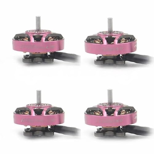 GTS V2 1202 1202.5 1-2S/11500KV 6000KV/3-4S Lipo 3.9g Mini FPV Brushless Motor 1.6-3inch Propeller for RCINPower Motors RC Quadcopter Racing Drones (4PCS 1~2S 11500KV Pink) - style: 4PCS 1~2S 11500KV Pink
