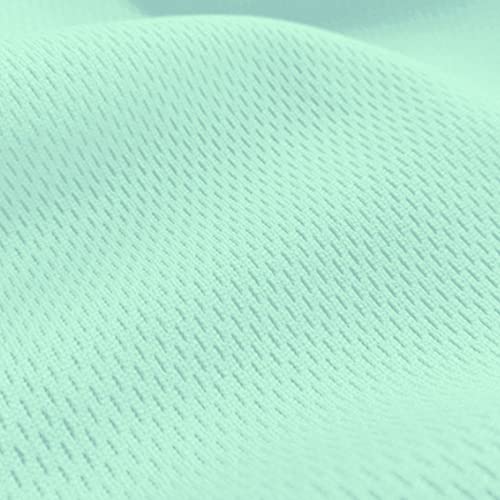 Pico Textiles 1 Yard Bolt Mint Dimple Mesh Athletic Jersey Fabric - color: Mint, size: 1 Yard Bolt