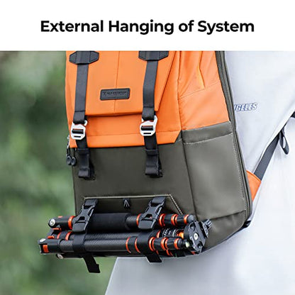 K&F CONCEPT Camera Backpack, 20L Camera Bags for Photographers - color: 04-orange