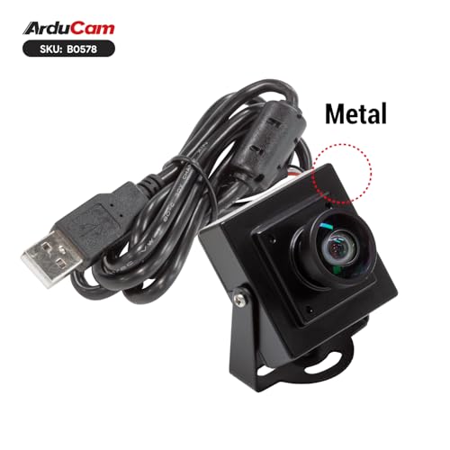 Arducam 2.3MP USB Camera Module, Global Shutter 110°(D) Wide Angle Lightburn Camera, 1080p@90fps High Speed USB 2.0 UVC Webcam for Windows, Linux, Android, and Mac OS