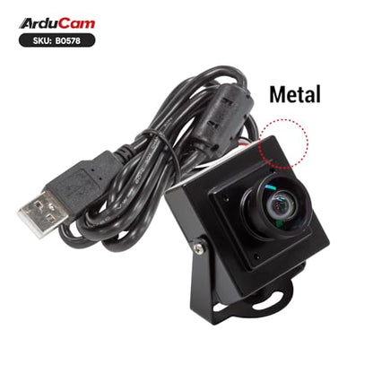 Arducam 2.3MP USB Camera Module, Global Shutter 110°(D) Wide Angle Lightburn Camera, 1080p@90fps High Speed USB 2.0 UVC Webcam for Windows, Linux, Android, and Mac OS