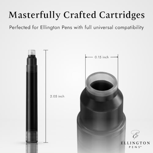 Ellington Fountain Pen Ink Cartridge Refill Pack of 24
