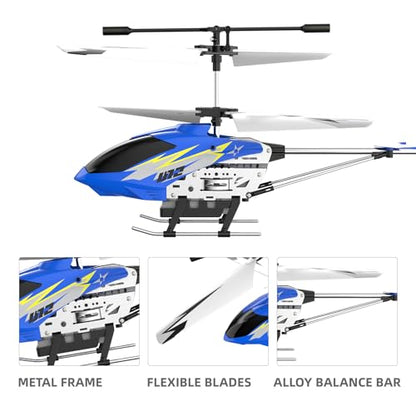 U12 Remote Control Helicopter Mini RC Helicopter with Altitude Hold Blue - color: Blue