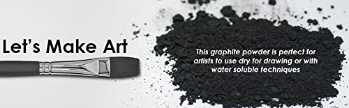 Fasco Epoxies Pure Graphite Powder – 4 oz Jar (Volume), Conductive Filler for Epoxy, Lubrication & Coatings