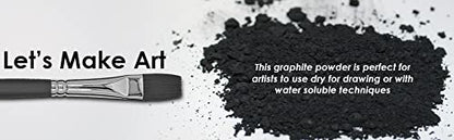 Fasco Epoxies Pure Graphite Powder – 4 oz Jar (Volume), Conductive Filler for Epoxy, Lubrication & Coatings
