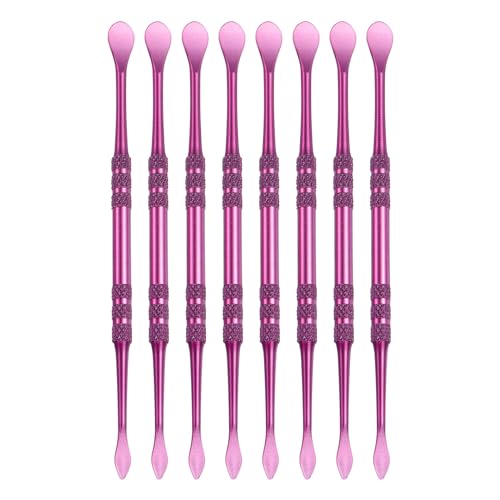 HARFINGTON 8 Pcs Wax Carving Tools 4.8" Double Ended Clay Tools Violet - color: Violet