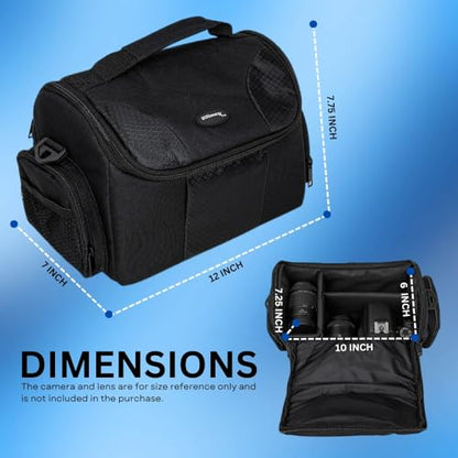 Ultimaxx Large Carrying Case/Gadget Bag for Sony,Nikon, Canon, Olympus, Pentax, Panasonic, Samsung & Many More SLR Cameras & Camcorders
