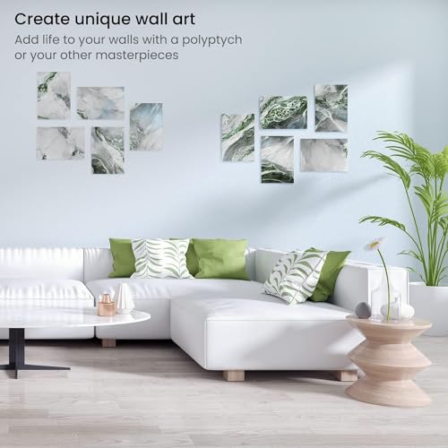 ARTEZA Canvas Panels, 16 x 20 in, Pack of 14, Cotton Surface, Pre-Primed - size: 16"x20"