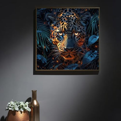 ILYUFO Diamond Art Kits for Adults Forest Leopard DIY Diamond Painting - color: Forest Leopard