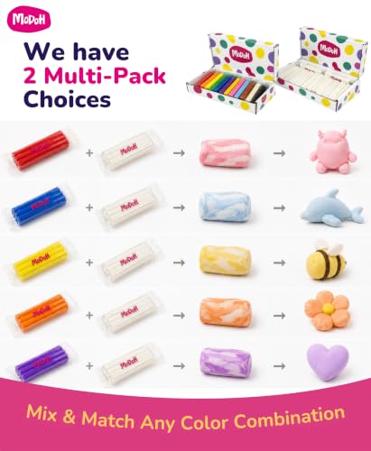 White 16-Pack Non Drying Modeling Clay, Each 1.76oz, 28 oz Total - color: White, size: 1.75 lbs