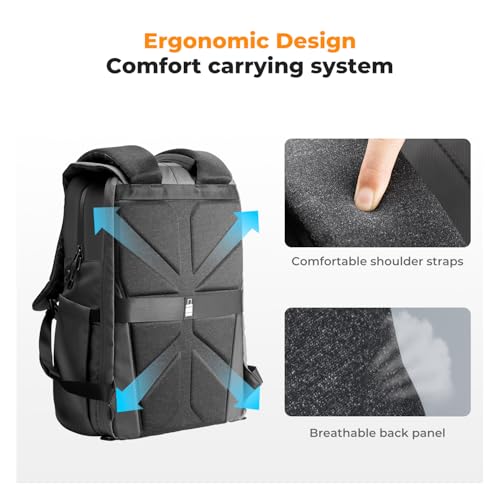 K&F CONCEPT Camera Backpack, 20L Camera Bags for Photographers - color: Grey