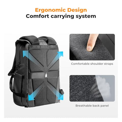 K&F CONCEPT Camera Backpack, 20L Camera Bags for Photographers - color: Grey