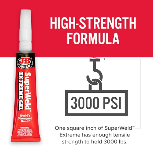 J-B Weld SuperWeld Extreme Superglue - 15g - size: 15g Gel - 1 Pack