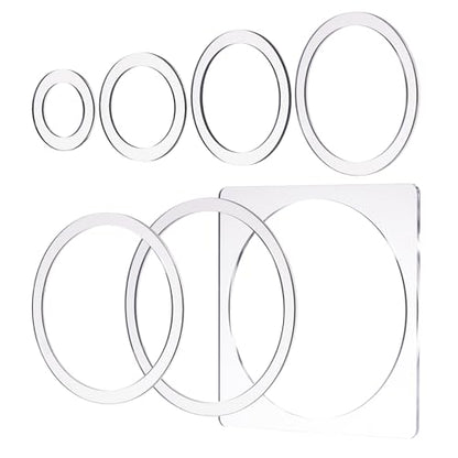 Pack of 7 Big Circle Inlay Template |Router and Decorative Templates for Woodworking -2