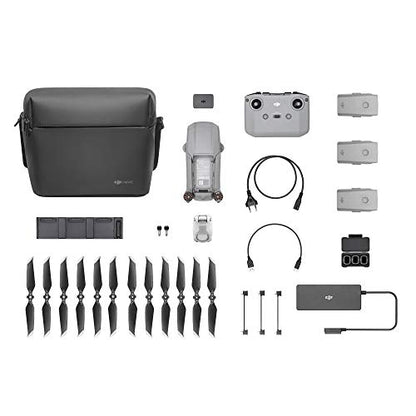 DJI Mavic Air 2 Fly More Combo with DJI Smart Controller - Drone Quadcopter UAV with 48MP Camera 4K Video 1/2"" CMOS Sensor 3-Axis Gimbal 34min Flight Time ActiveTrack 3.0, Gray