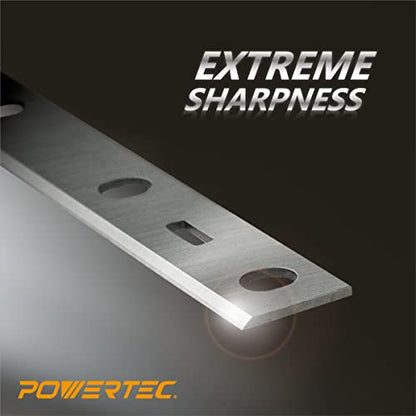 POWERTEC 6 Inch Jointer Blades for Craftsman 21788, CMEW020 Jointer, Set of 2 (148012) - size: 2 Pack