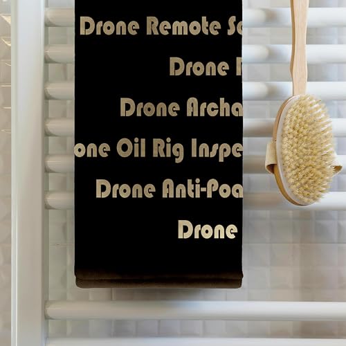3dRose Antique Drone with DIY Accelerometer 22x30 Bath Hand Pool Towel - size: 22x30 Bath Hand Pool Towel
