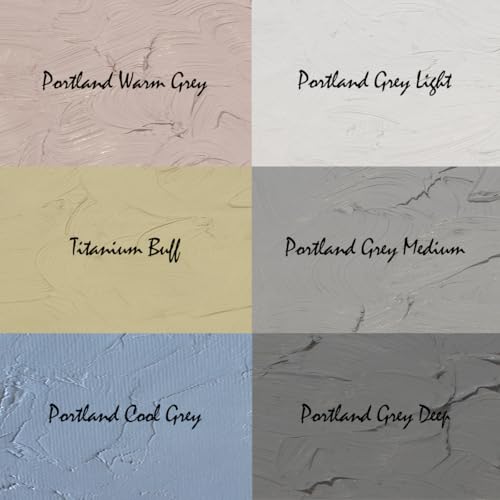 Gamblin Artist Oil Paint Set For Professionals - GREY SET - 37ml Tubes - color: Grey