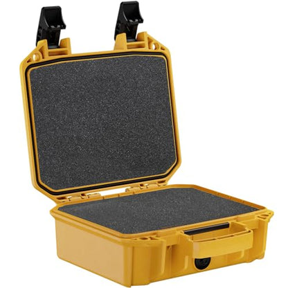 Pelican Vault V100 Hard Case (Camera, Pistol, Gear, Equipment) - color: Yellow, style: With Foam