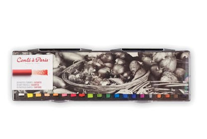 Conté à Paris 20 Count Assorted Soft Pastels Set - style: 20 Count - Assorted