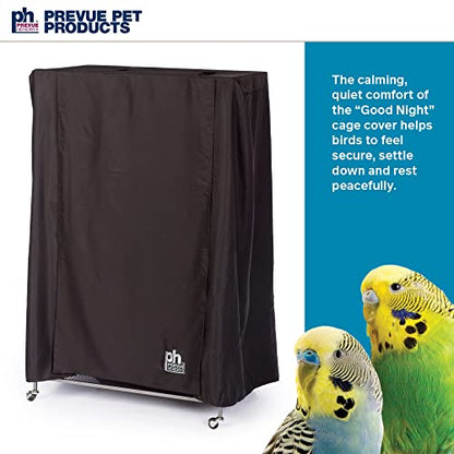 Prevue Pet Products Large Bird Cage Cover - Black, Size Large - size: 37x25x48