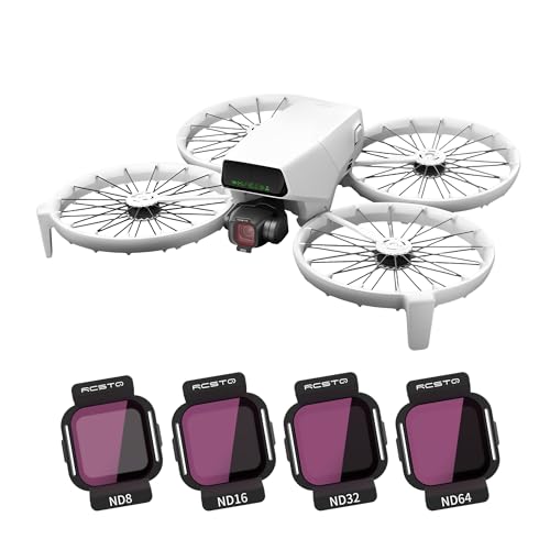 4Pcs ND Filters Set for DJI Flip, Multi-Coated Gimbal Camera Protective Lens Filters for DJI Flip Accessories(ND8, ND16, ND32, ND64) - color: 4Pcs-ND8/16/32/64