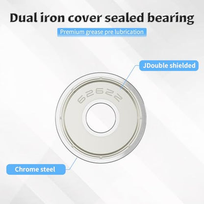 10 Pcs 6800ZZ Ball Bearings, Carbon Steel, 10x19x5mm - size: 6800ZZ 10Pcs