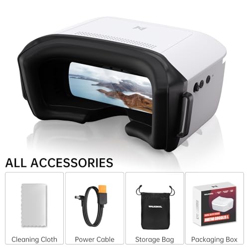 CADDXFPV Walksnail Goggles L, 1080p 4.5-Inch FPV Goggles, Head Tracking