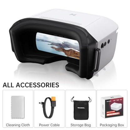 CADDXFPV Walksnail Goggles L, 1080p 4.5-Inch FPV Goggles, Head Tracking