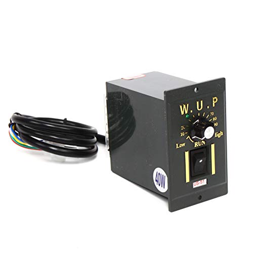 0-90RPM 40W 15K Variable Speed Gear Reduction Motor with Speed Controller - color: 15K 40W