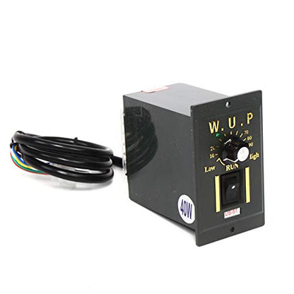 0-90RPM 40W 15K Variable Speed Gear Reduction Motor with Speed Controller - color: 15K 40W