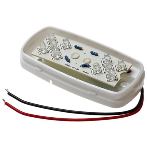 NEW SUN® Amber Trailer RV Marker Light, 10 High-intensity LED, 4x2, 12 Pcs - color: 12*Amber