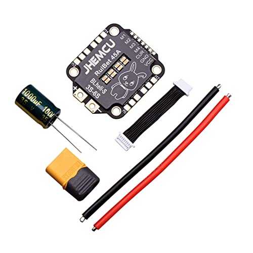 GoolRC JHEMCU RuiBet 45A BLHELI_S Dshot600 3-6S Brushless 4 in 1 ESC 30X30mm for FPV Freestyle Flight Controller Stack DIY Parts