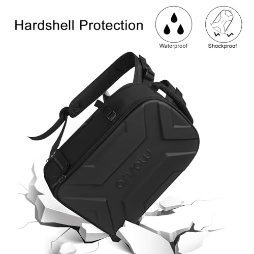 MOSISO Camera Backpack, Photography Camera Bag Waterproof Hardshell Case - color: Black