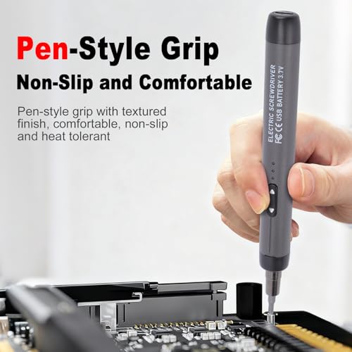 Weytoll Electric Screwdriver Kit, Mini Electric Screwdriver, with 38 Bits, 6 Pry Tools and Storage Case, Precision Screwdriver Set, Portable Cordless Kit for PC, Phone, Electronics Repair