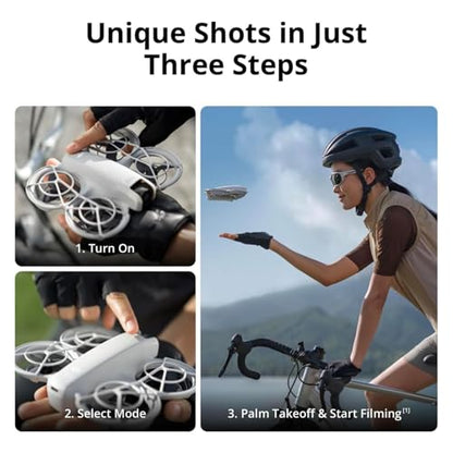 DJI Neo Drone with Camera 4K, Intelligent Flight Battery & Carrying Bag Bundle, Foldable FPV GPS Drone for Adults, Beginners, Professionals - size: DJI Neo 2BT Combo