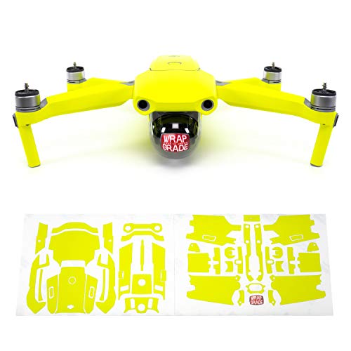 Wrapgrade Main Unit Skin Compatible with DJI Mavic Air 2 (NEON Yellow) - color: Neon Yellow