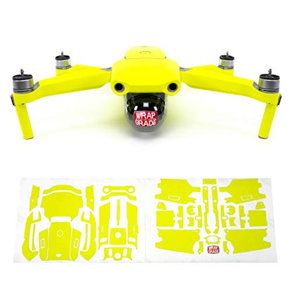 Wrapgrade Main Unit Skin Compatible with DJI Mavic Air 2 (NEON Yellow) - color: Neon Yellow
