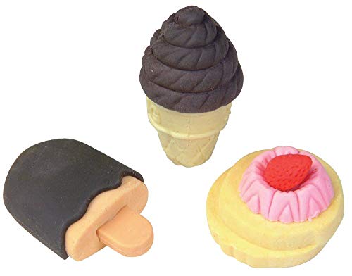 Raymond Geddes Snack Attack 3D Scented Food Erasers (Pack of 36)