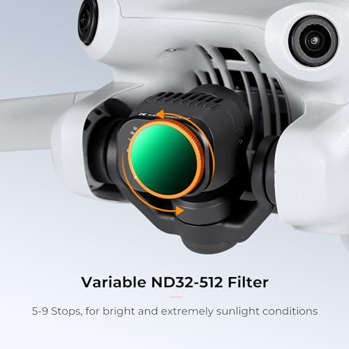 K&F CONCEPT Variable ND UV CPL Filter Kit Compatible with DJI Mini 4 Pro